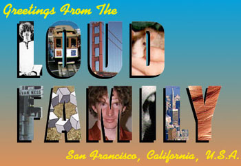 Loud Family postcard